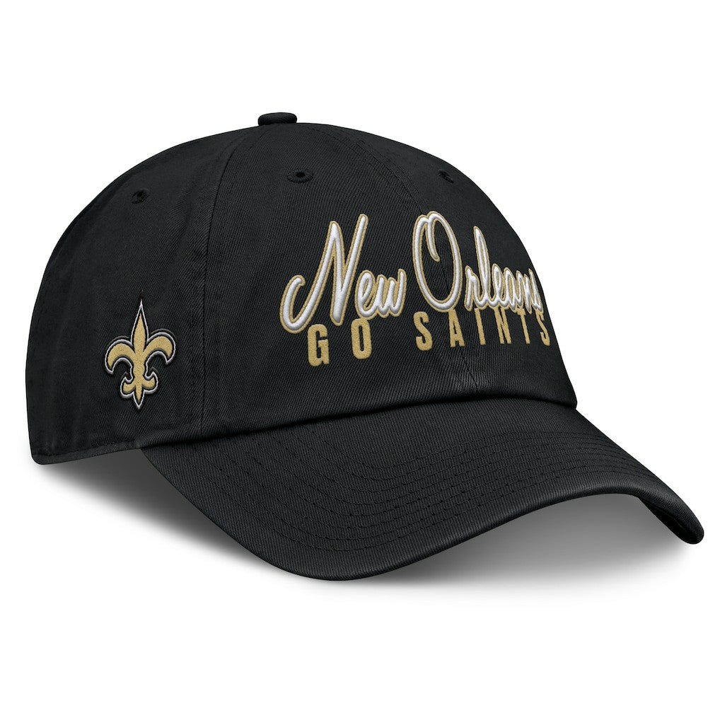 New Orleans Saints Women's Moxie Adjustable Hat Black - Fanatics
