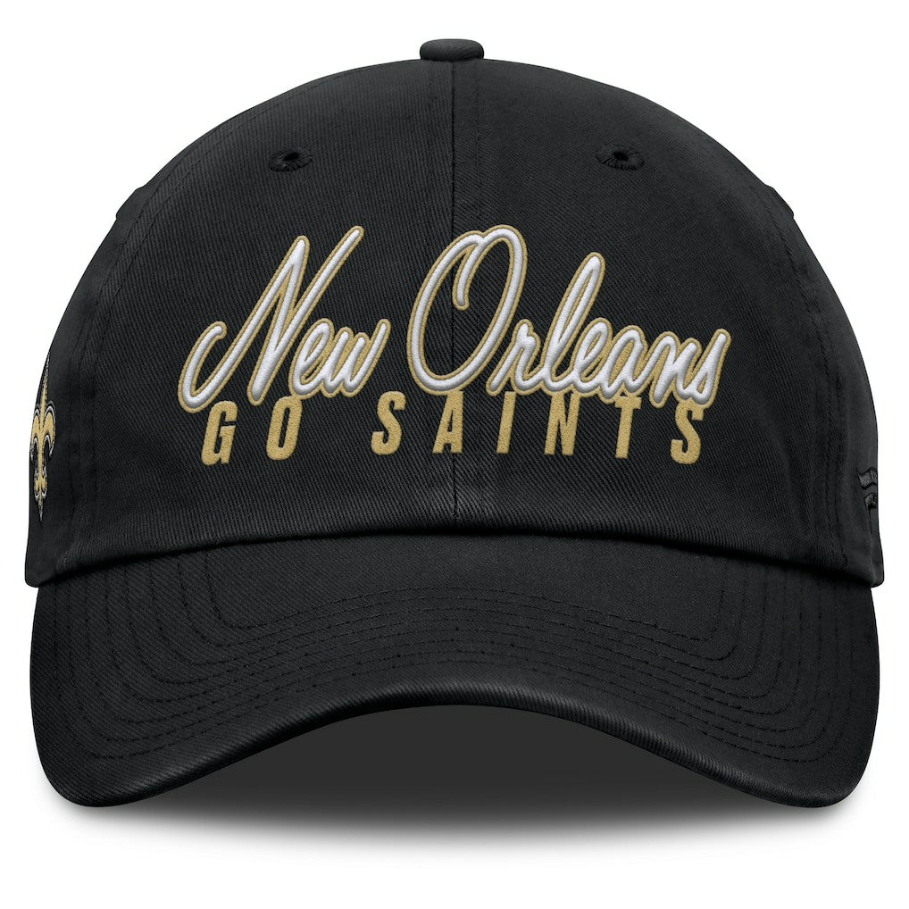 New Orleans Saints Women's Moxie Adjustable Hat Black - Fanatics