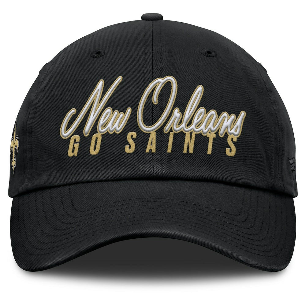 New Orleans Saints Women's Moxie Adjustable Hat Black - Fanatics
