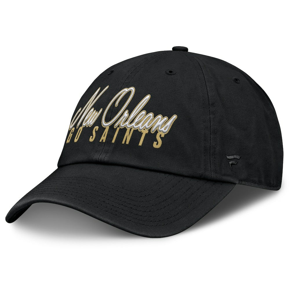 New Orleans Saints Women's Moxie Adjustable Hat Black - Fanatics