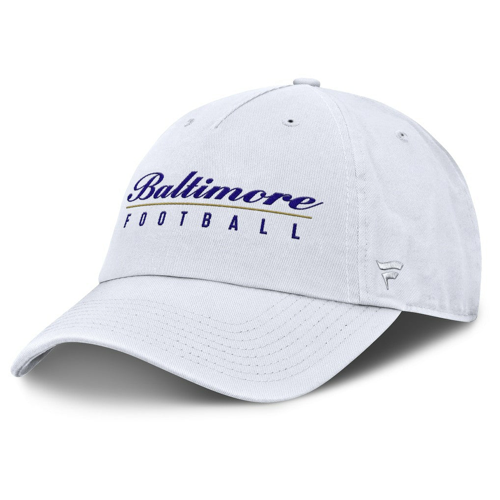 Baltimore Ravens Women's Harmony Adjustable Hat White - Fanatics