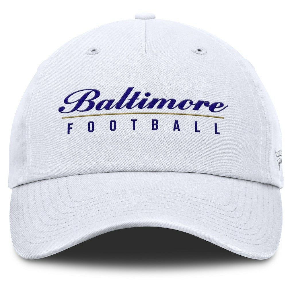 Baltimore Ravens Women's Harmony Adjustable Hat White - Fanatics