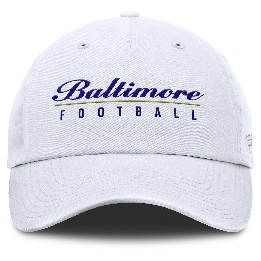 Baltimore Ravens Women's Harmony Adjustable Hat White - Fanatics