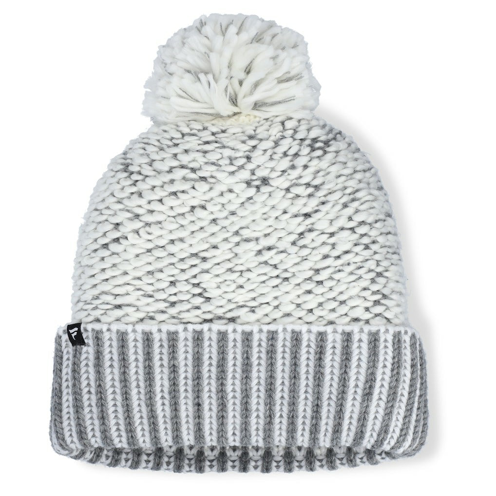 Cincinnati Bengals Women's Pro Set Cuffed Knit Hat with Pom Heather Gray - Fanatics