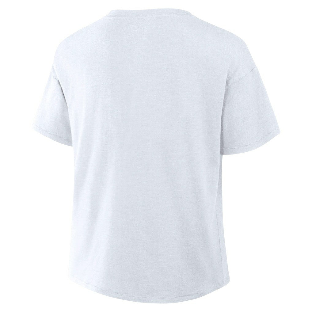 Dallas Cowboys Women's Redzone Slub Boxy T-Shirt White - Fanatics