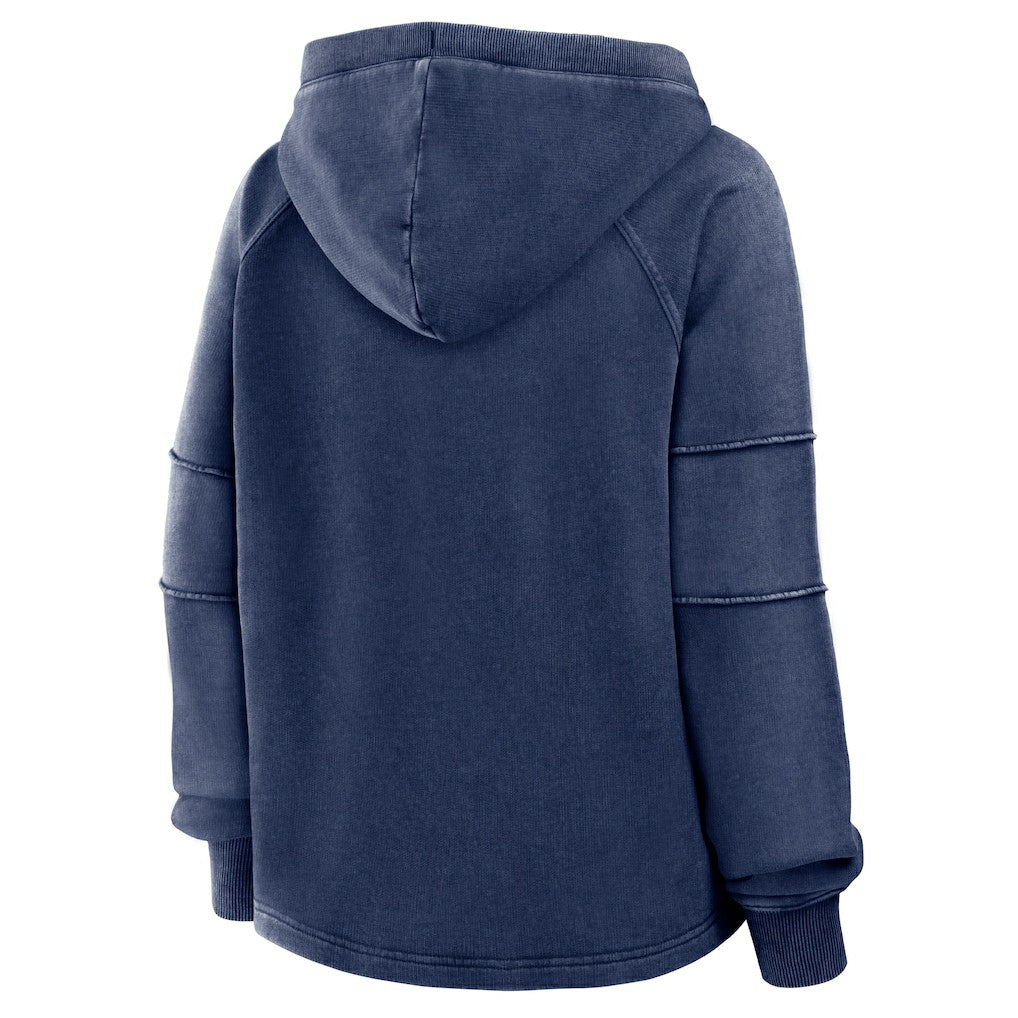 Dallas Cowboys Women's Oversized Raglan Gridiron Hoodie Navy - Fanatics