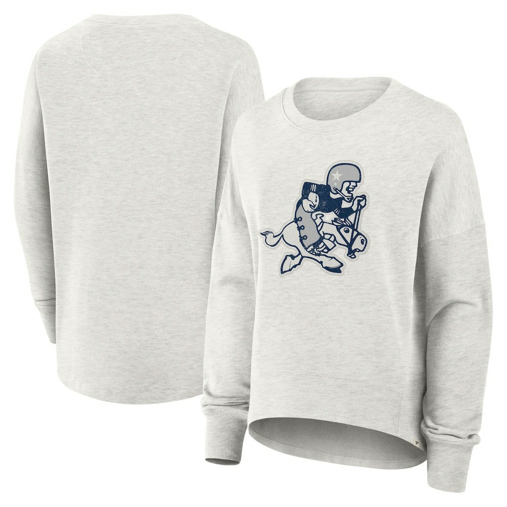 Dallas Cowboys Women's Oversized Hometown Pullover Sweatshirt Heather Gray - Fanatics