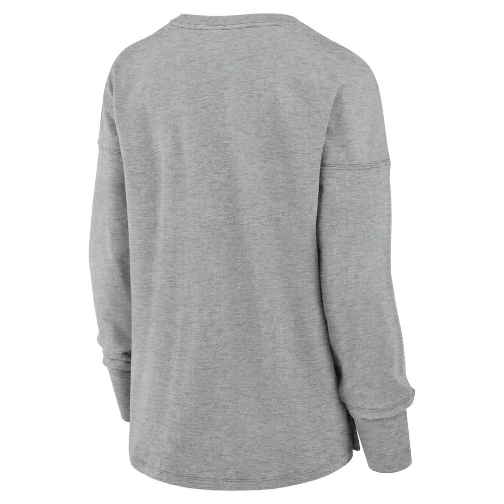 Dallas Cowboys Women's Hometown Legacy Long Sleeve T-Shirt Heather Gray - Fanatics