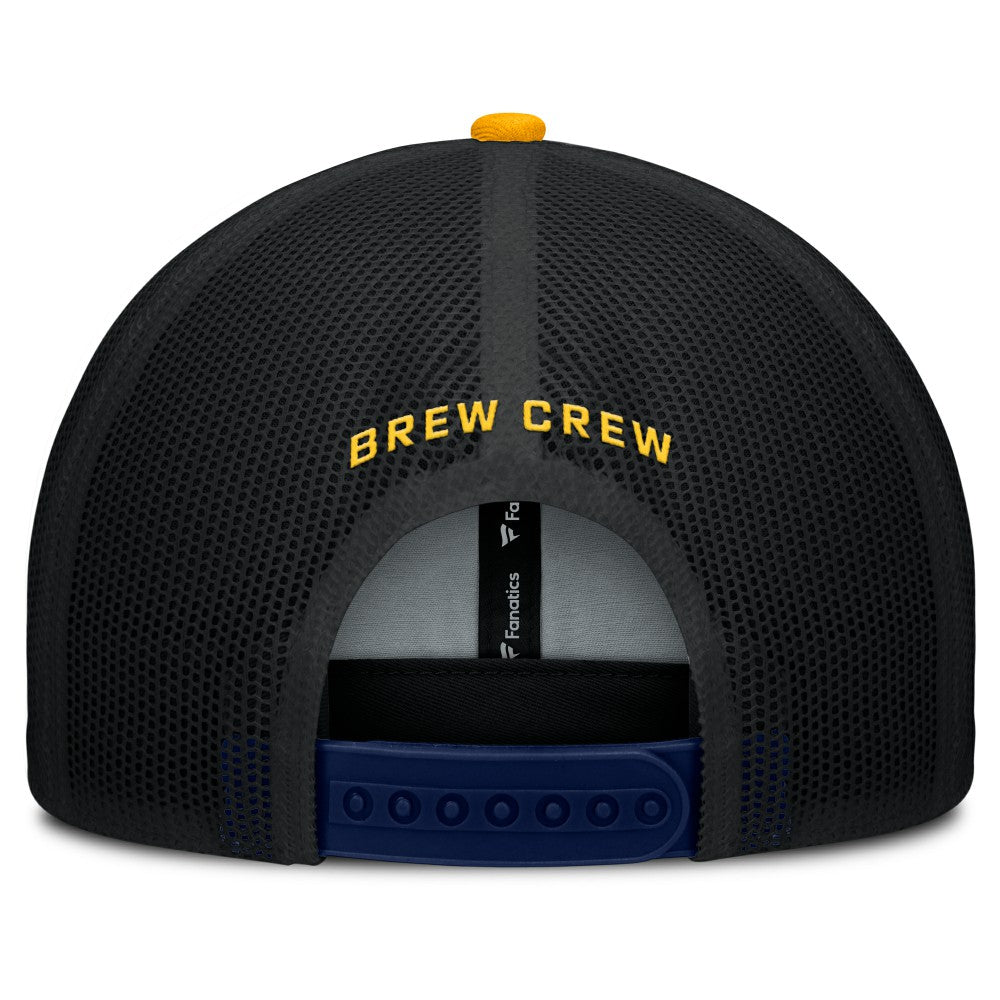Milwaukee Brewers Fanatics Cutoff Adjustable Trucker Hat for sale