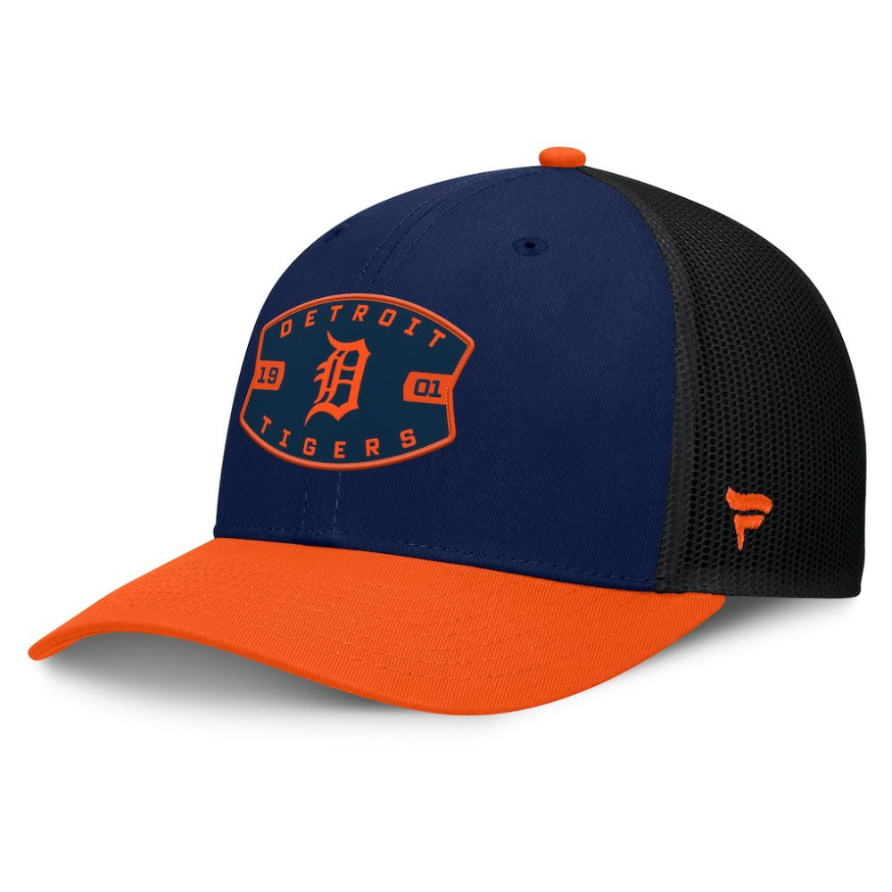 Detroit Tigers Fanatics Cutoff Adjustable Trucker Hat Clearance