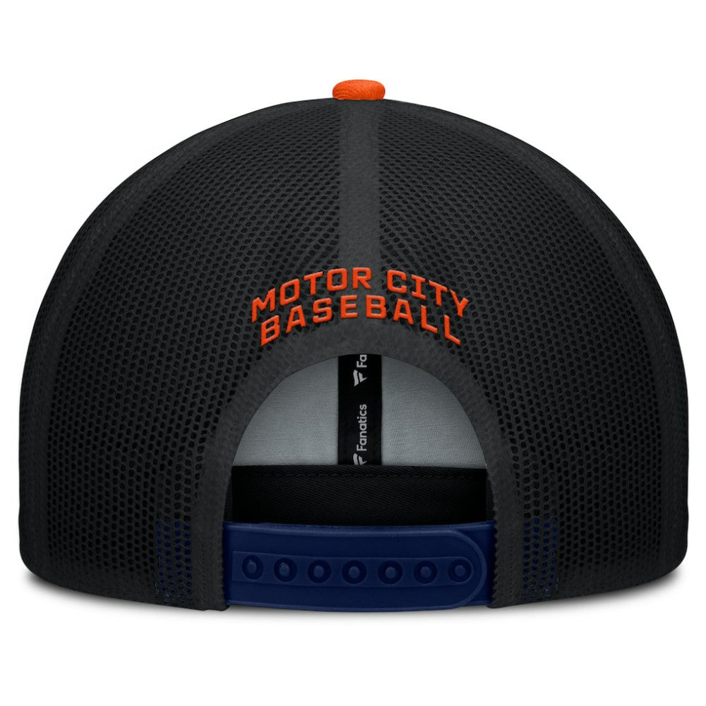 Detroit Tigers Fanatics Cutoff Adjustable Trucker Hat Clearance