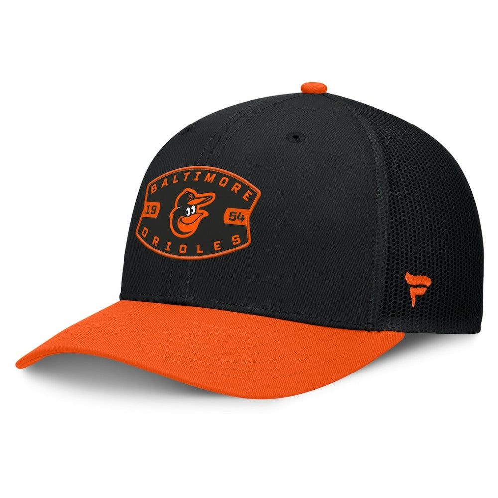 Baltimore Orioles Fanatics Cutoff Adjustable Trucker Hat Sale