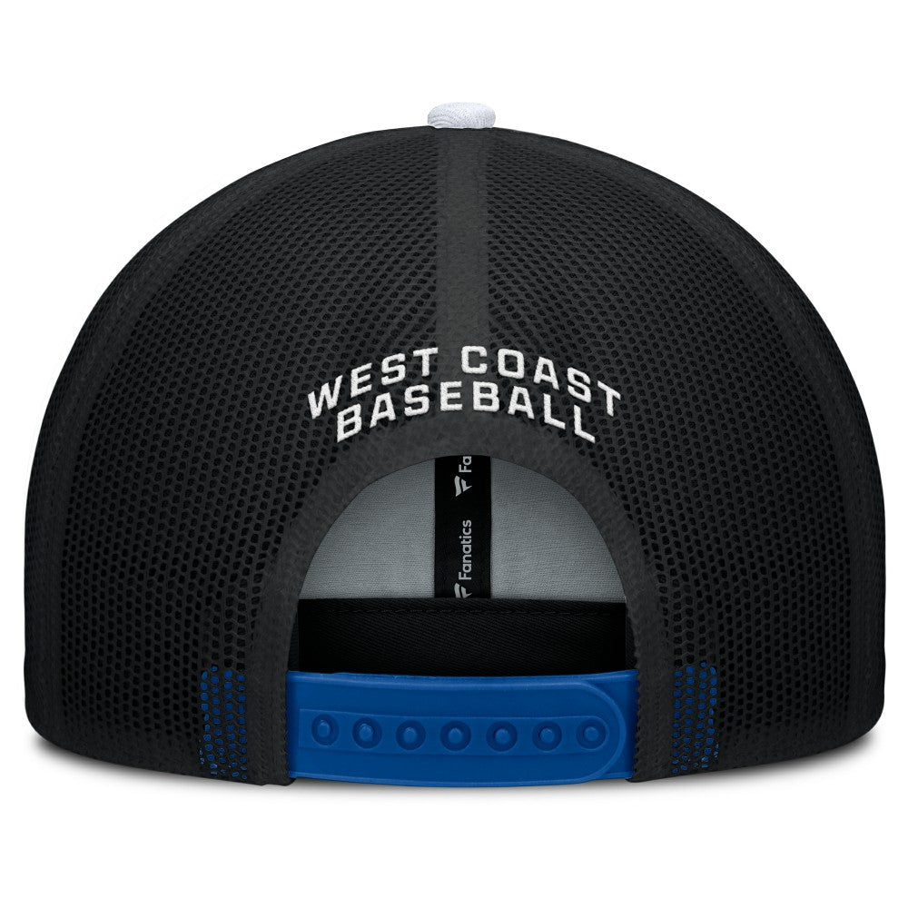 Los Angeles Dodgers Fanatics Cutoff Adjustable Trucker Hat for sale