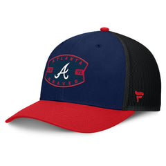 Atlanta Braves Fanatics Cutoff Adjustable Trucker Hat for sale