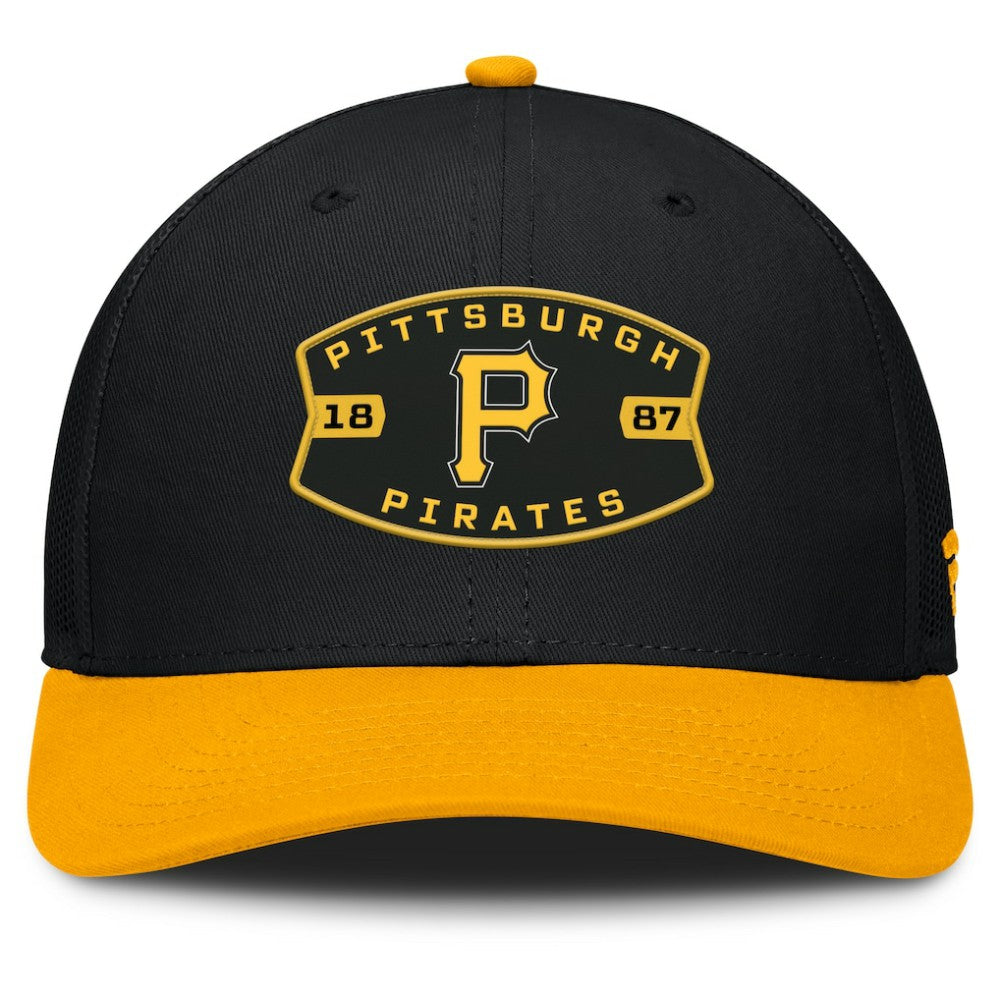 Pittsburgh Pirates Fanatics Cutoff Adjustable Trucker Hat discount