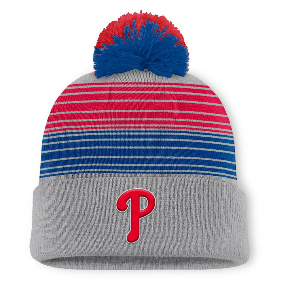 Philadelphia Phillies Fanatics Balk Cuffed Knit Hat with Pom Clearance