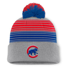 Chicago Cubs Fanatics Balk Cuffed Knit Hat with Pom discount