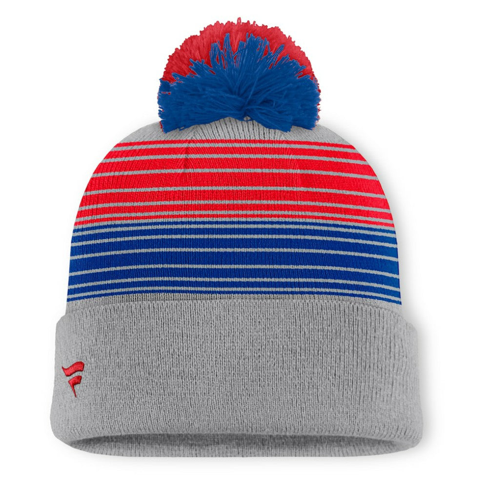 Chicago Cubs Fanatics Balk Cuffed Knit Hat with Pom discount