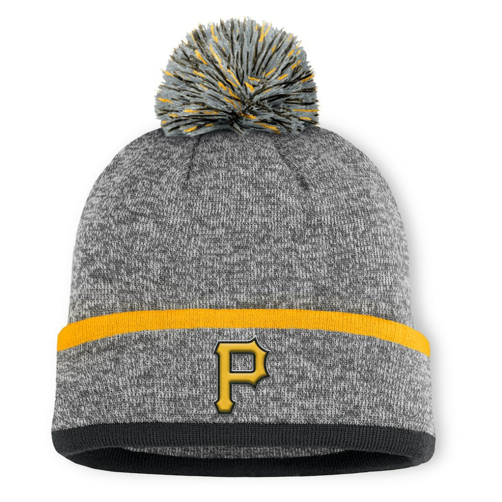Pittsburgh Pirates Fanatics Backstop Cuffed Knit Hat with Pom Sale