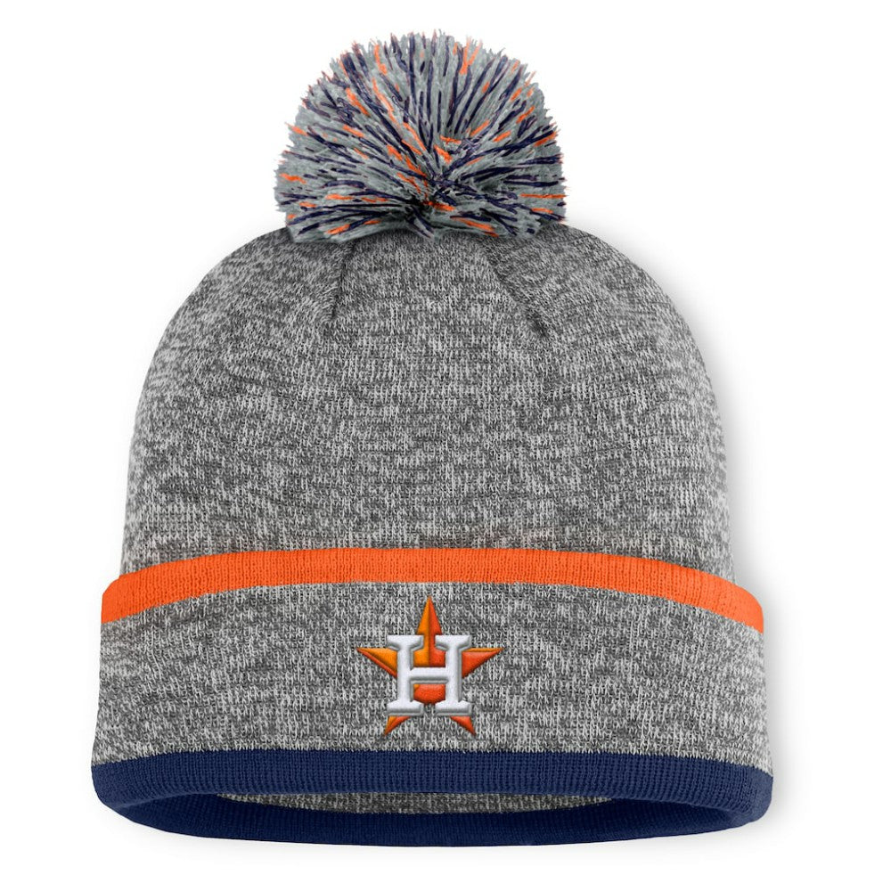 Houston Astros Fanatics Backstop Cuffed Knit Hat with Pom Online