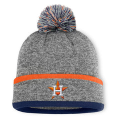 Houston Astros Fanatics Backstop Cuffed Knit Hat with Pom Online