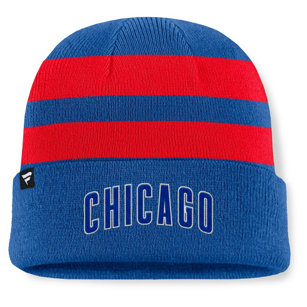 Chicago Cubs Fanatics Baseline Cuffed Knit Hat for sale