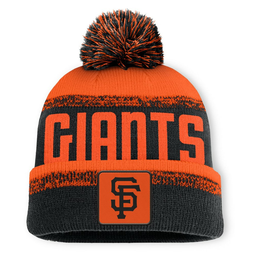 San Francisco Giants Fanatics No-Doubter Cuffed Knit Hat with Pom for sale