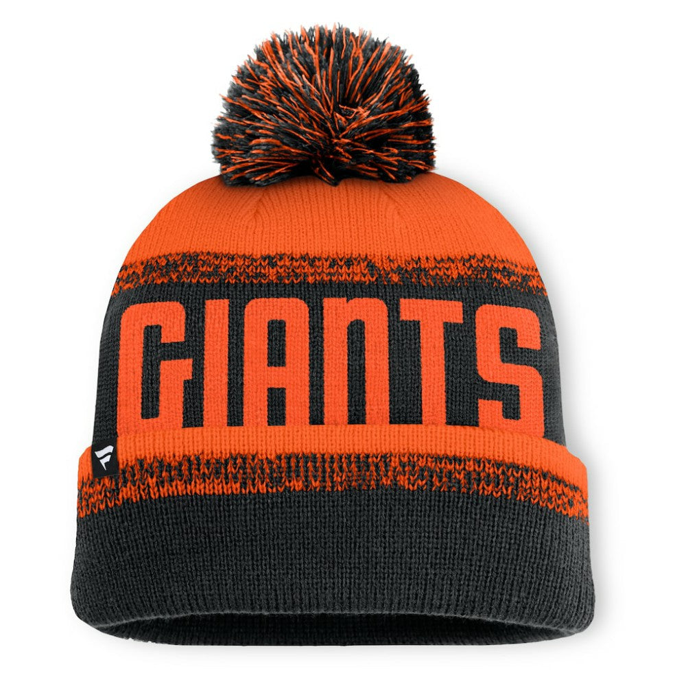 San Francisco Giants Fanatics No-Doubter Cuffed Knit Hat with Pom for sale