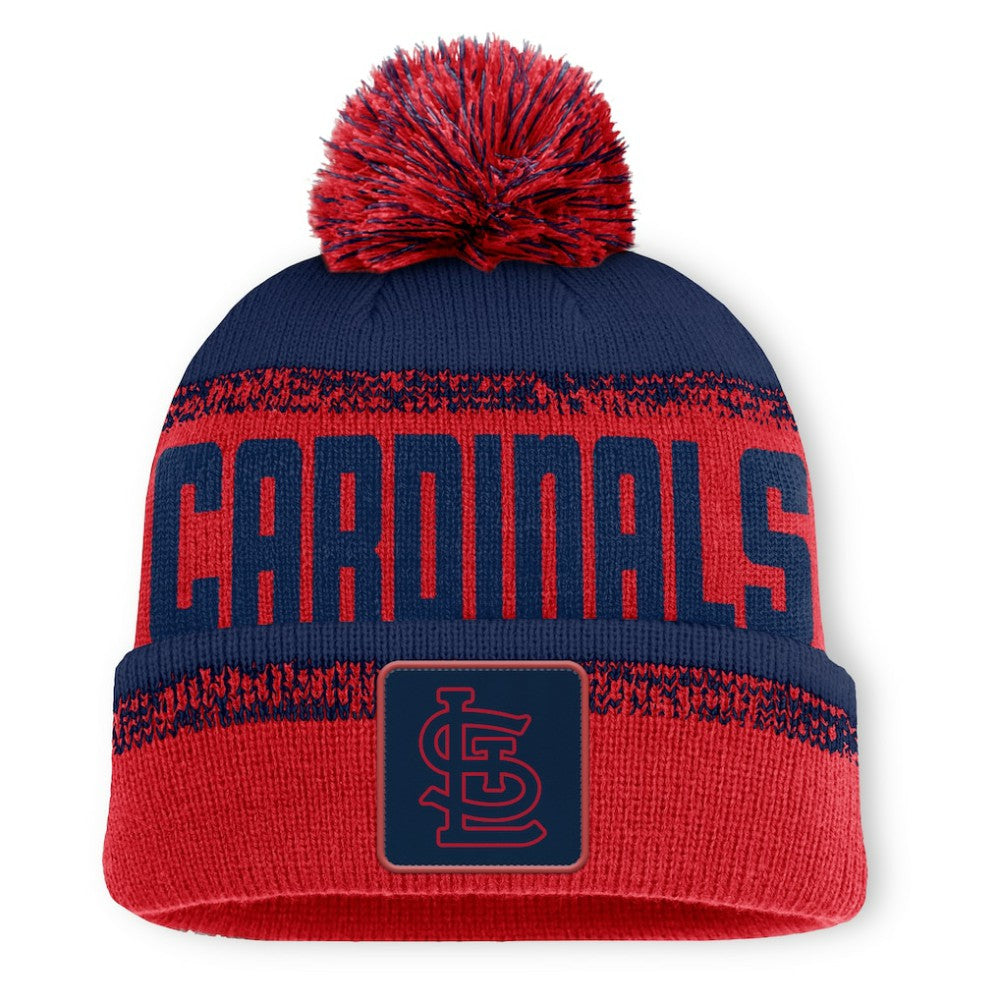 St. Louis Cardinals Fanatics No-Doubter Cuffed Knit Hat with Pom Online