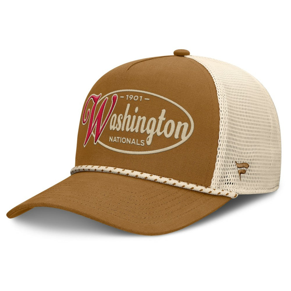 Washington Nationals Fanatics A-Frame Trucker Adjustable Hat Lifestyle