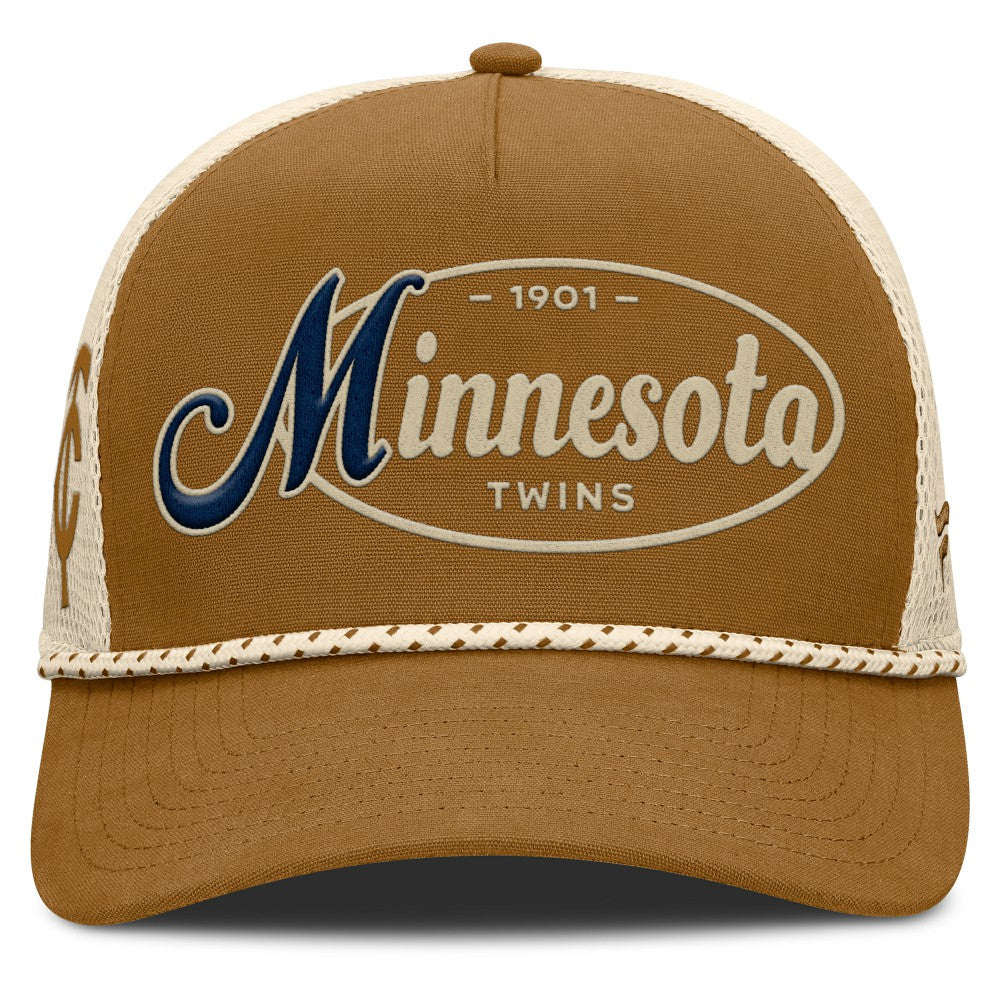 Minnesota Twins Fanatics A-Frame Trucker Adjustable Hat Sale