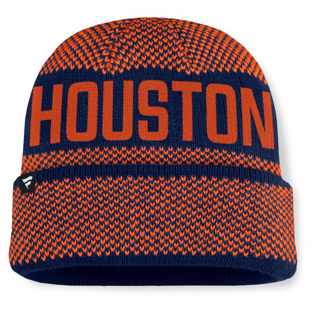 Houston Astros Fanatics Rotation Cuffed Knit Hat discount