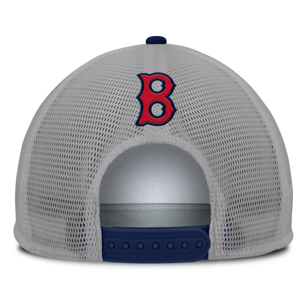 Boston Red Sox Fanatics Cranked Foam Front Patch Trucker Adjustable Hat Clearance