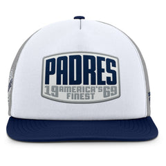 San Diego Padres Fanatics Cranked Foam Front Patch Trucker Adjustable Hat for sale