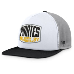 Pittsburgh Pirates Fanatics Cranked Foam Front Patch Trucker Adjustable Hat for sale