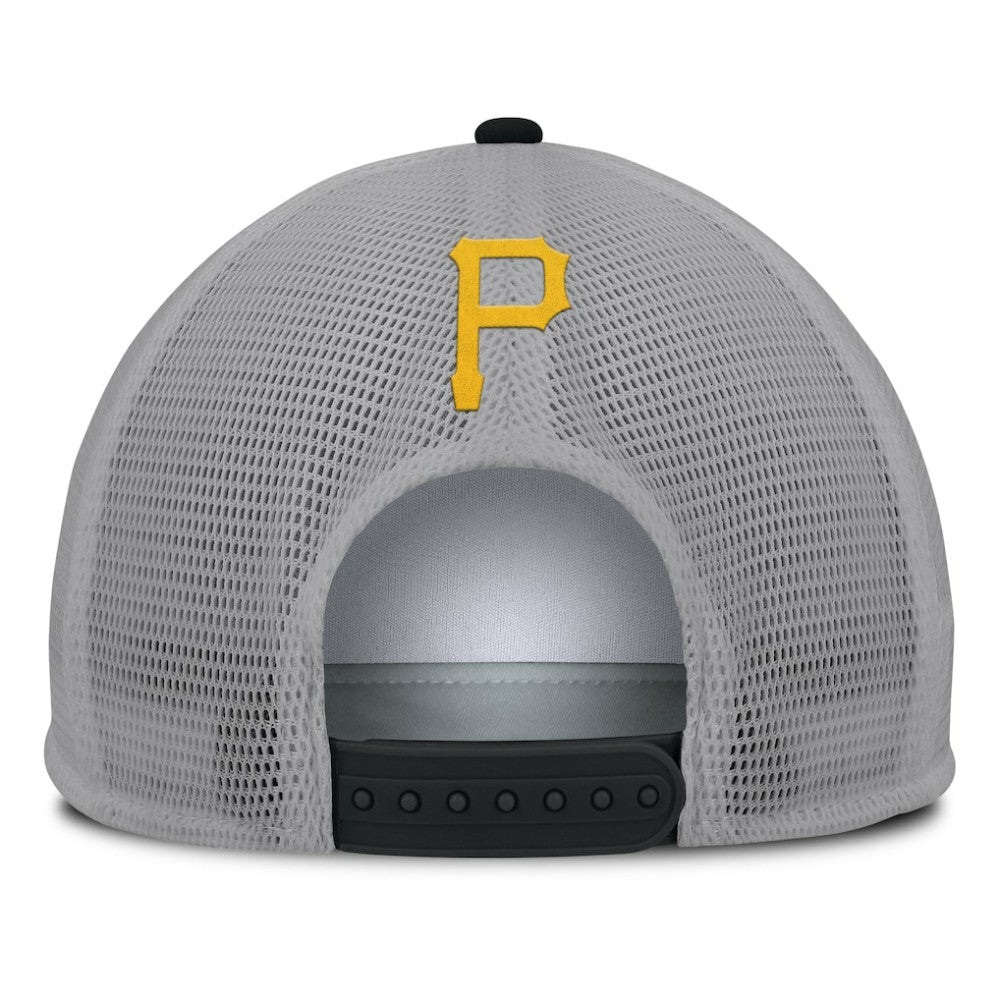 Pittsburgh Pirates Fanatics Cranked Foam Front Patch Trucker Adjustable Hat for sale