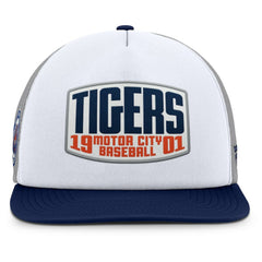 Detroit Tigers Fanatics Cranked Foam Front Patch Trucker Adjustable Hat for sale