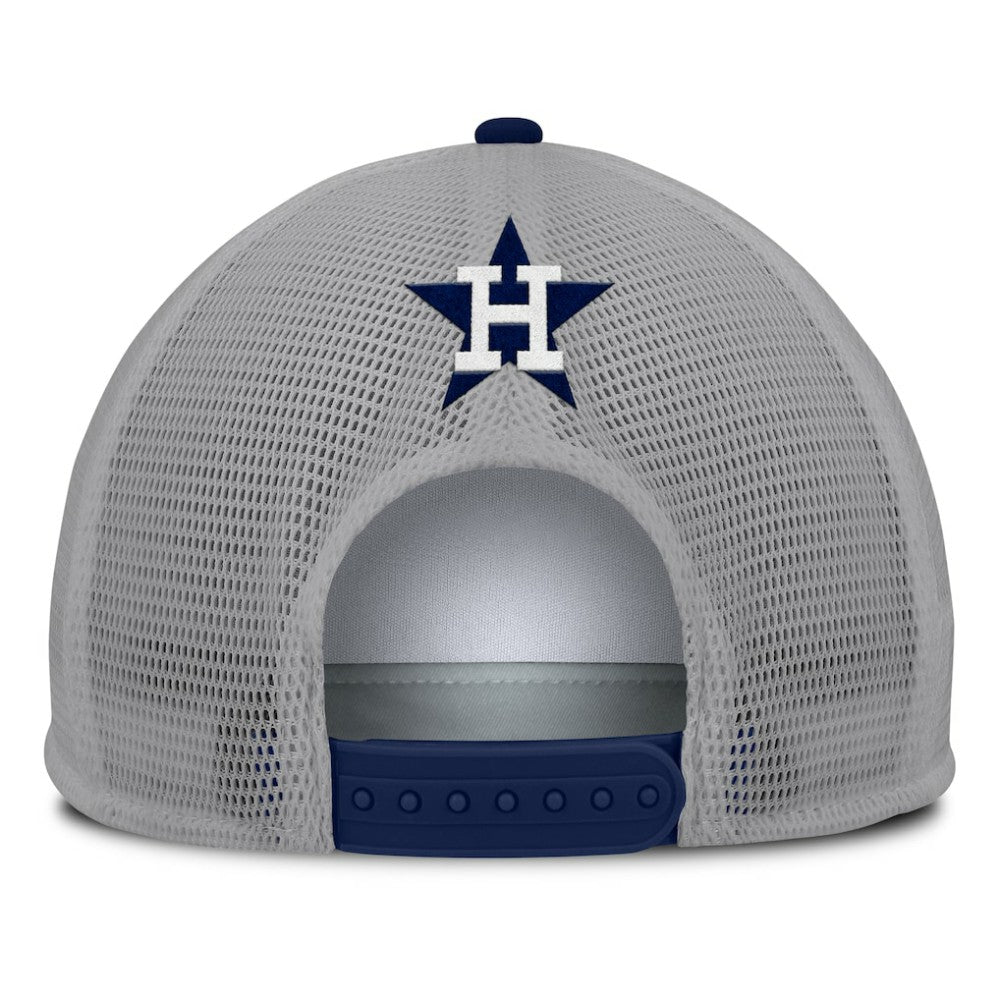 Houston Astros Fanatics Cranked Foam Front Patch Trucker Adjustable Hat Clearance