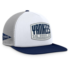 New York Yankees Fanatics Cranked Foam Front Patch Trucker Adjustable Hat discount