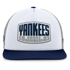 New York Yankees Fanatics Cranked Foam Front Patch Trucker Adjustable Hat discount