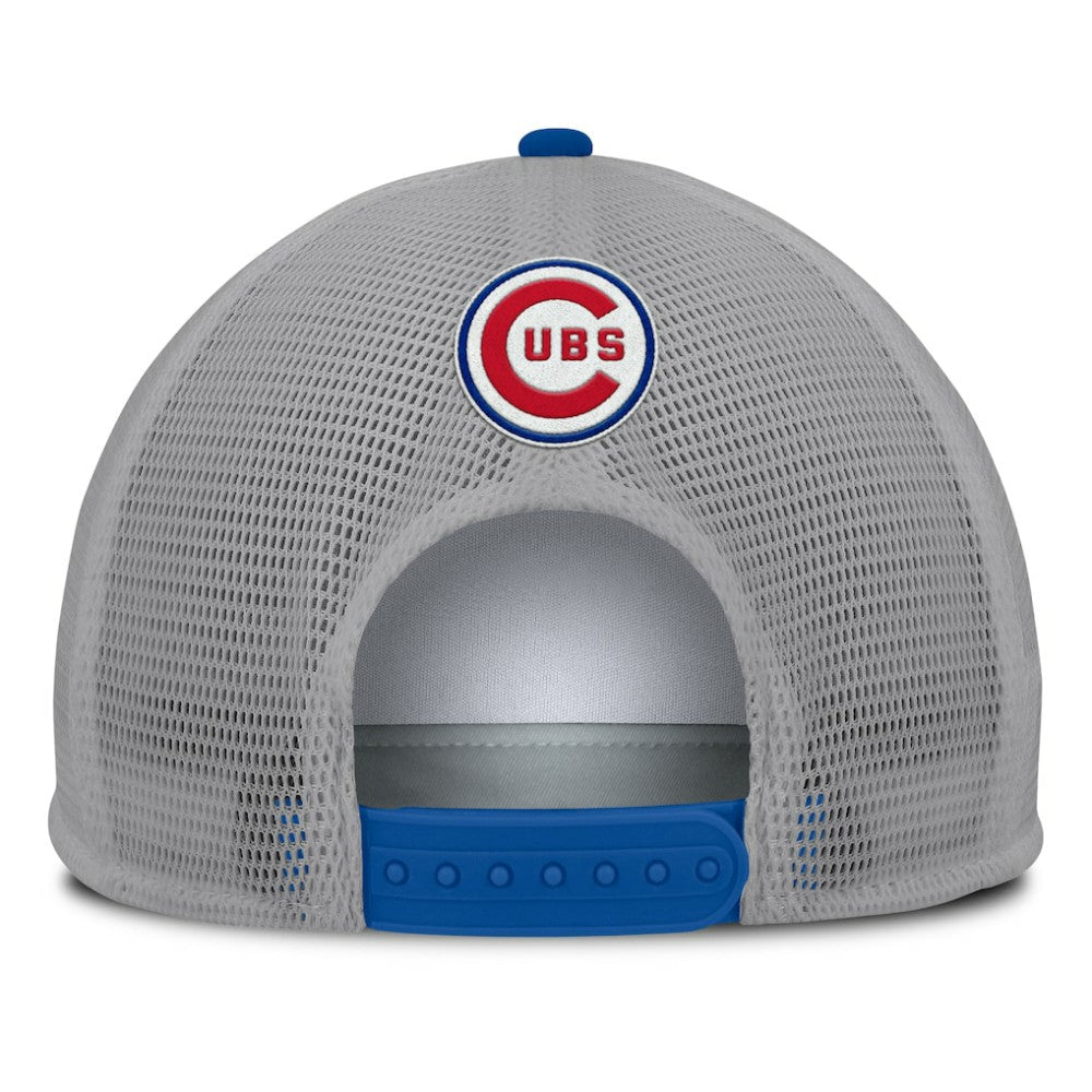 Chicago Cubs Fanatics Cranked Foam Front Patch Trucker Adjustable Hat Online