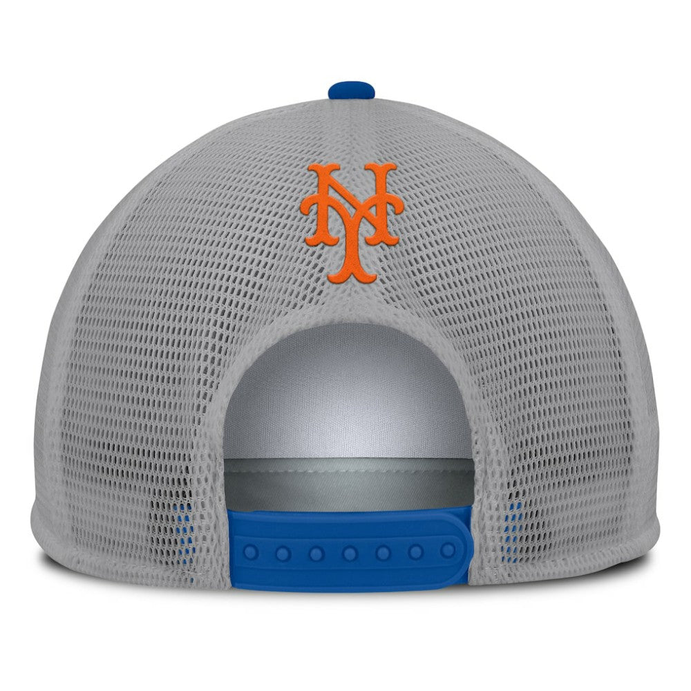 New York Mets Fanatics Cranked Foam Front Patch Trucker Adjustable Hat Online