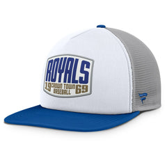 Kansas City Royals Fanatics Cranked Foam Front Patch Trucker Adjustable Hat Clearance
