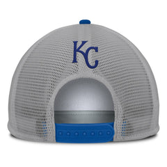 Kansas City Royals Fanatics Cranked Foam Front Patch Trucker Adjustable Hat Clearance