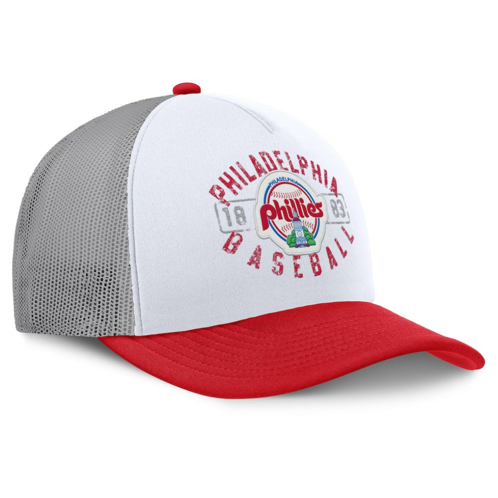 Philadelphia Phillies Fanatics Designated A-Frame Foam Front Trucker Adjustable Hat for sale