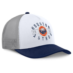 Houston Astros Fanatics Designated A-Frame Foam Front Trucker Adjustable Hat Lifestyle