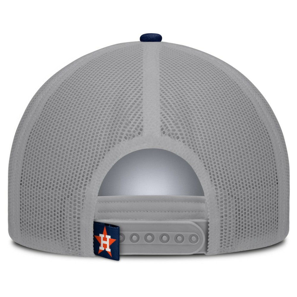 Houston Astros Fanatics Designated A-Frame Foam Front Trucker Adjustable Hat Lifestyle