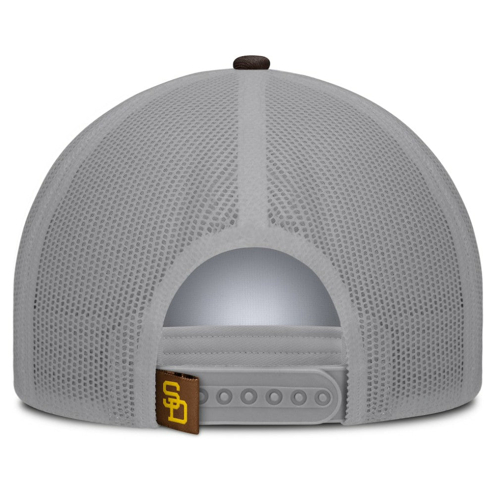San Diego Padres Fanatics Designated A-Frame Foam Front Trucker Adjustable Hat Sale