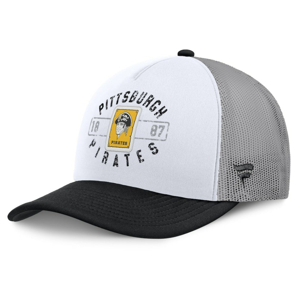 Pittsburgh Pirates Fanatics Designated A-Frame Foam Front Trucker Adjustable Hat for sale