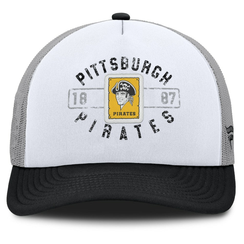 Pittsburgh Pirates Fanatics Designated A-Frame Foam Front Trucker Adjustable Hat for sale